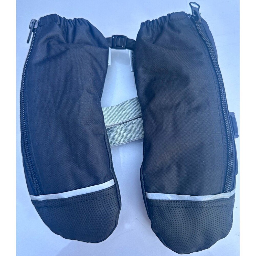 Jonathan Kids Medium Insulated Winter Snow Mittens Black Gray Ski Gloves